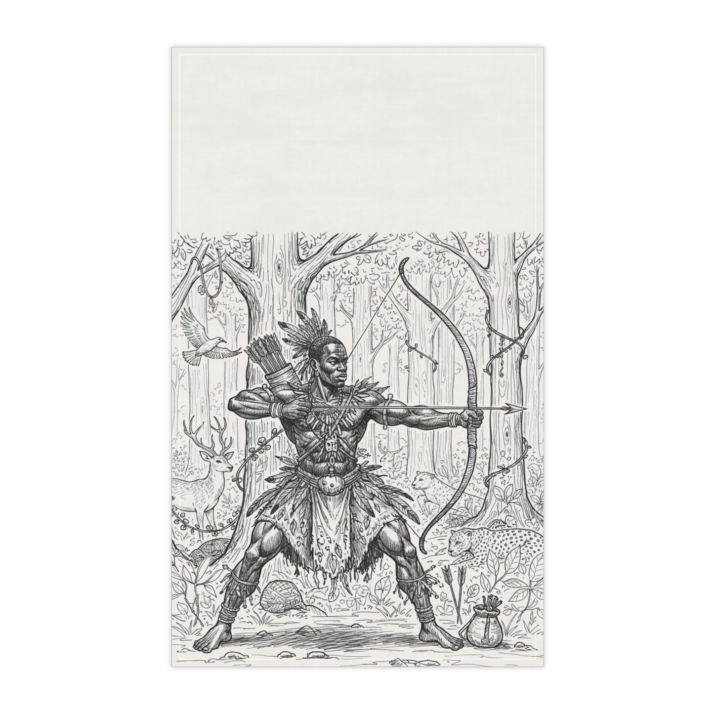 Oxóssi - Tea Towel