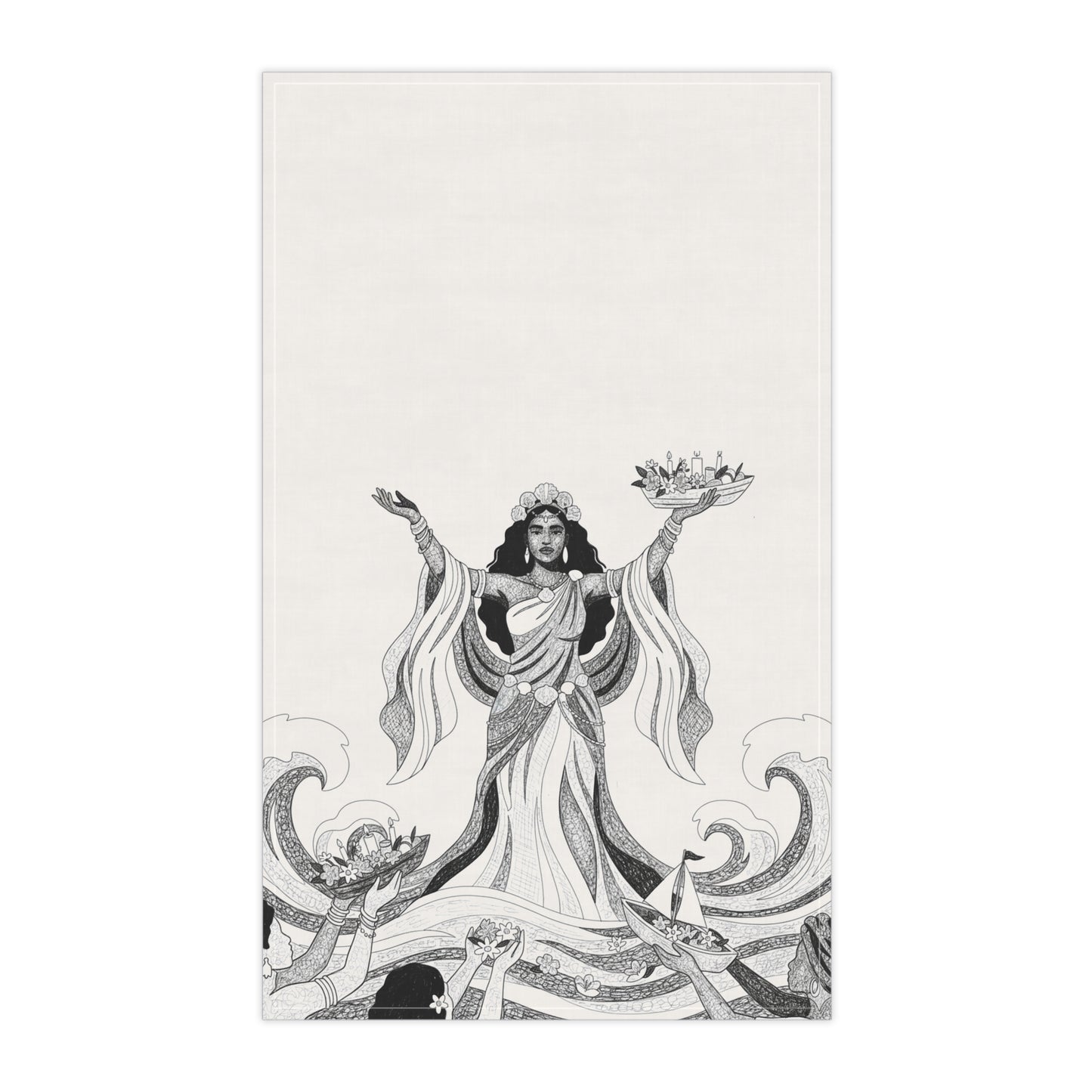 Yemanjá - Tea Towel