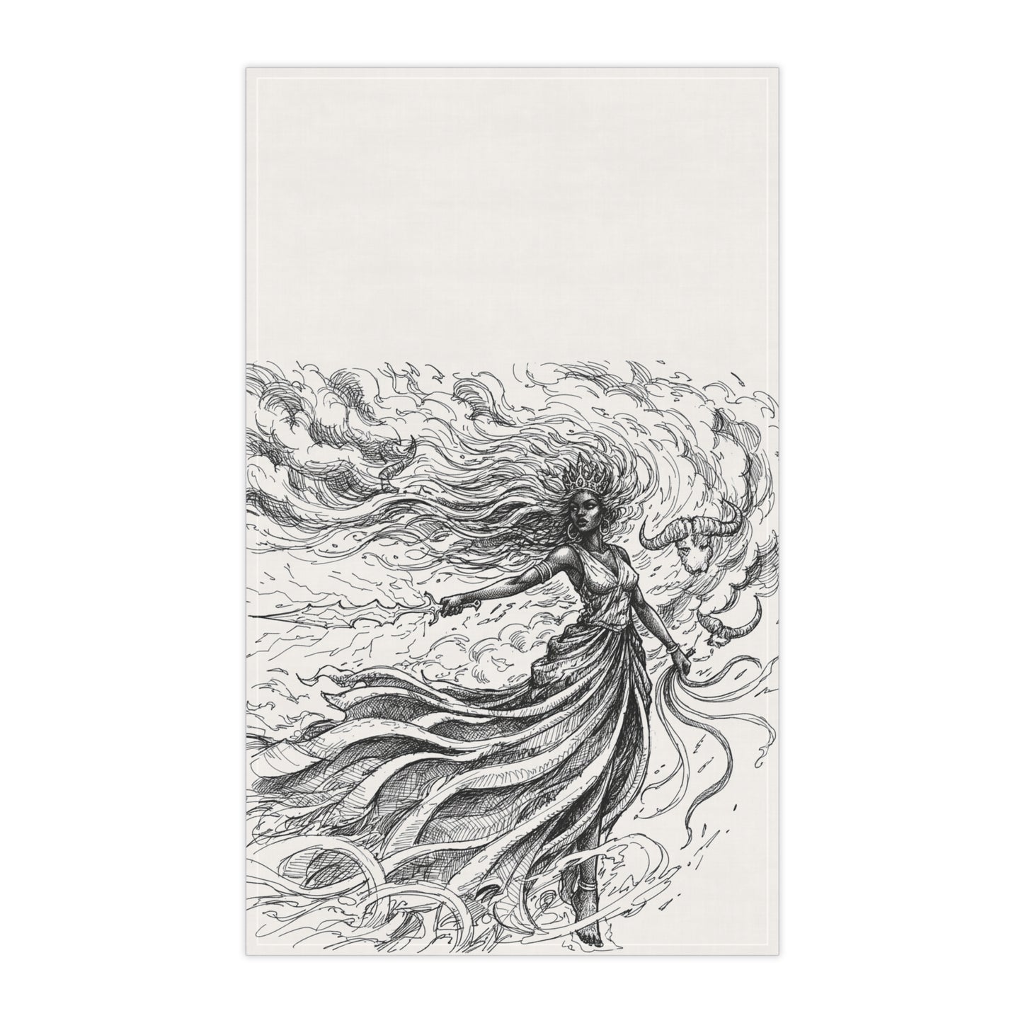 Iansã - Tea Towel