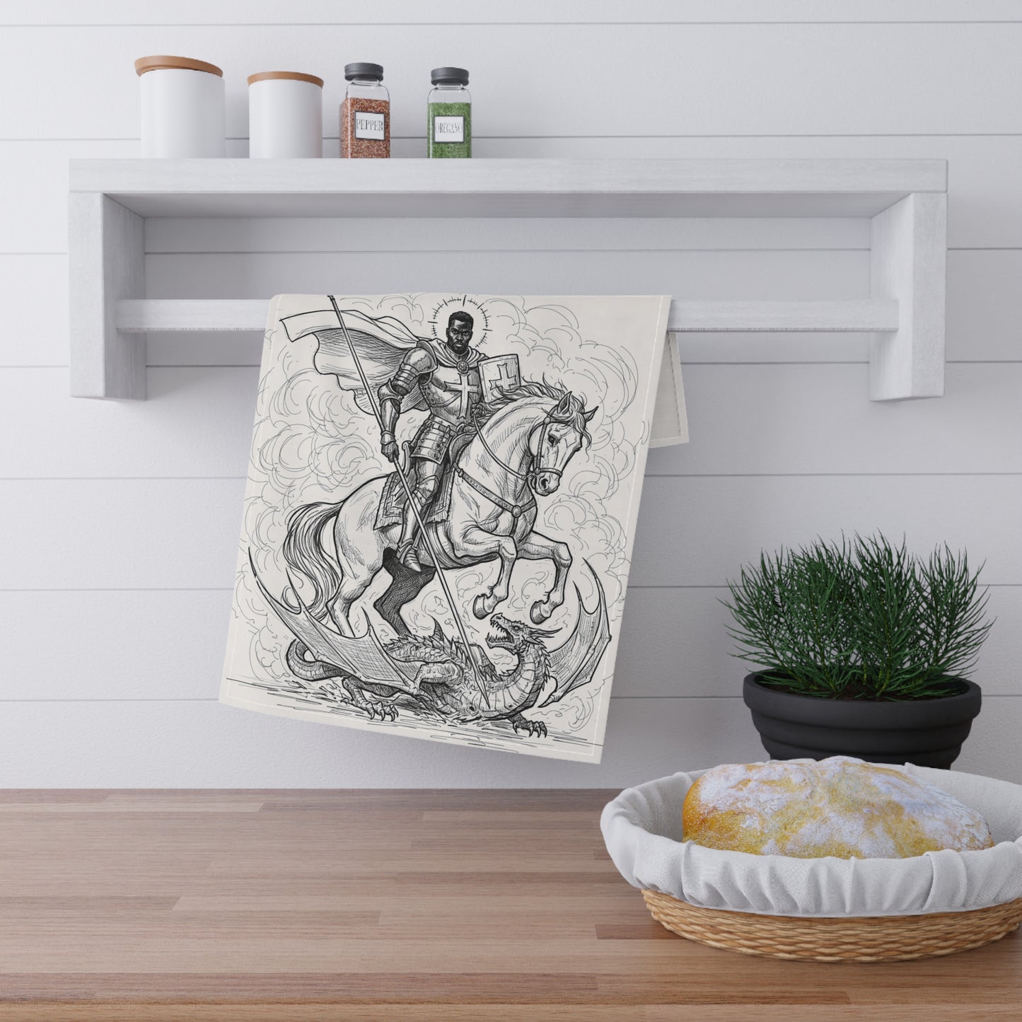 São Jorge - Tea Towel