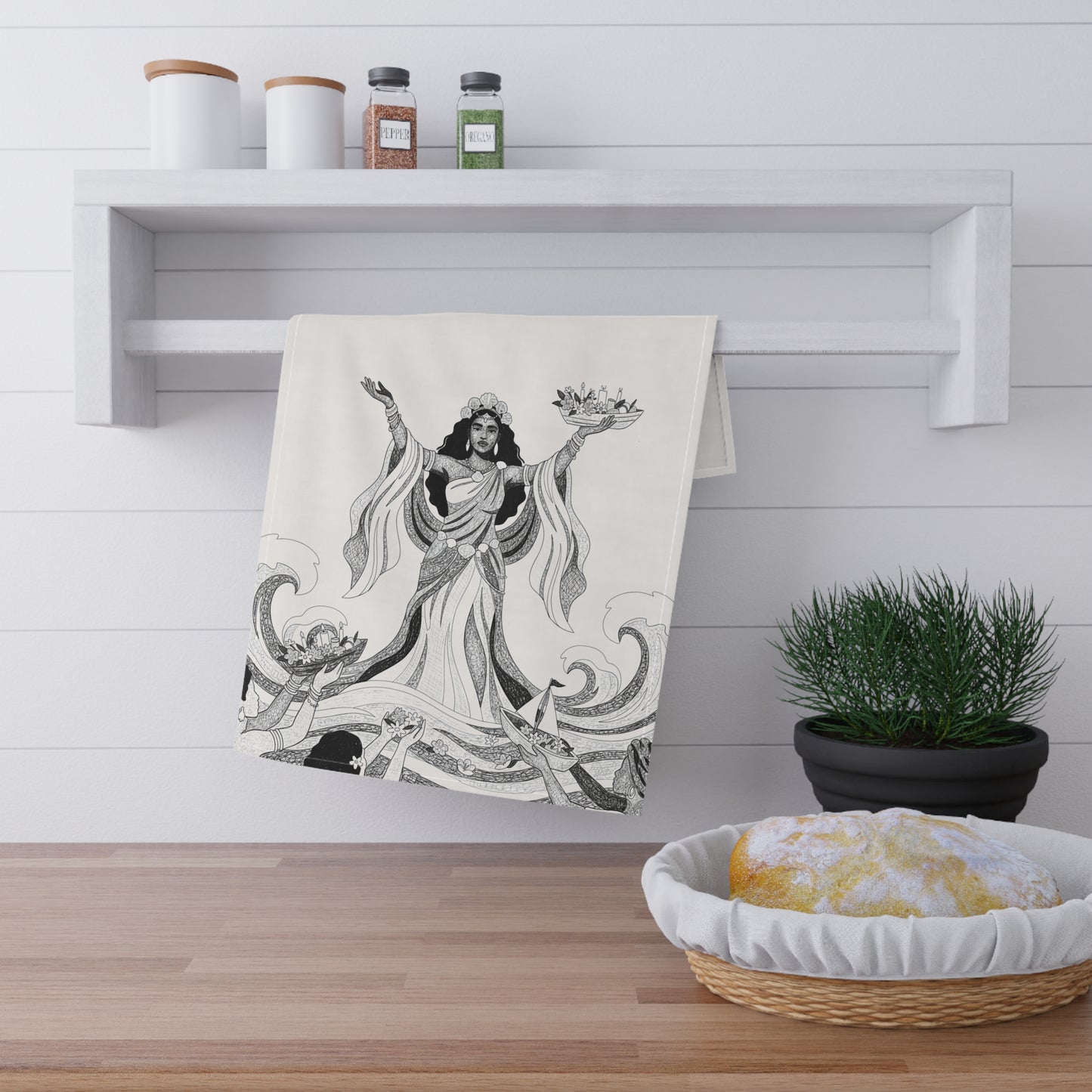 Yemanjá - Tea Towel