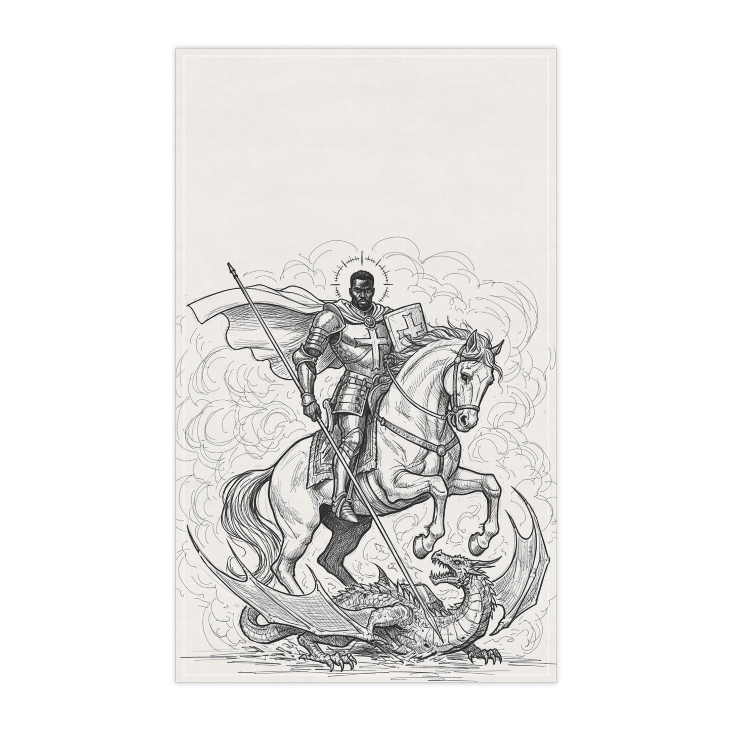 São Jorge - Tea Towel